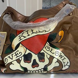 NWT Don-Ed Hardy tote bag